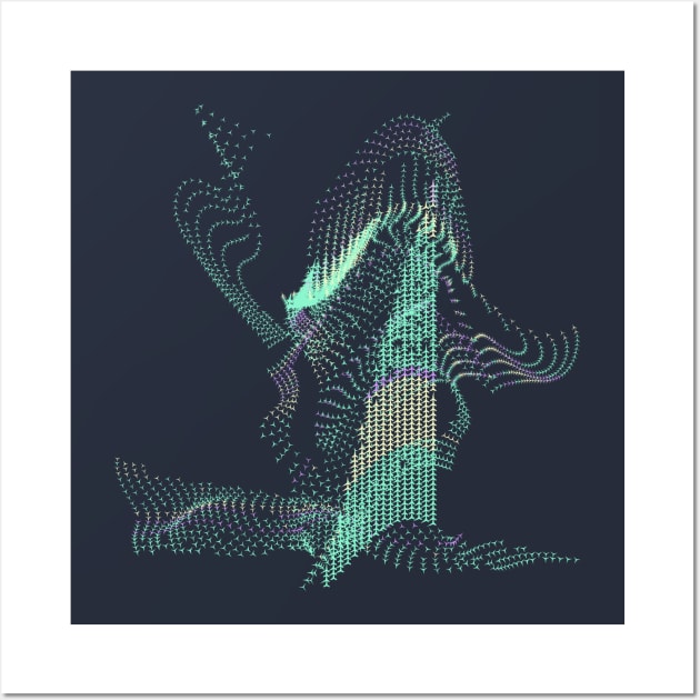 The Minty Fresh Witch Abstract Wall Art by donovanh
